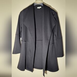 Women's Black Open Front Blazer/Jacket